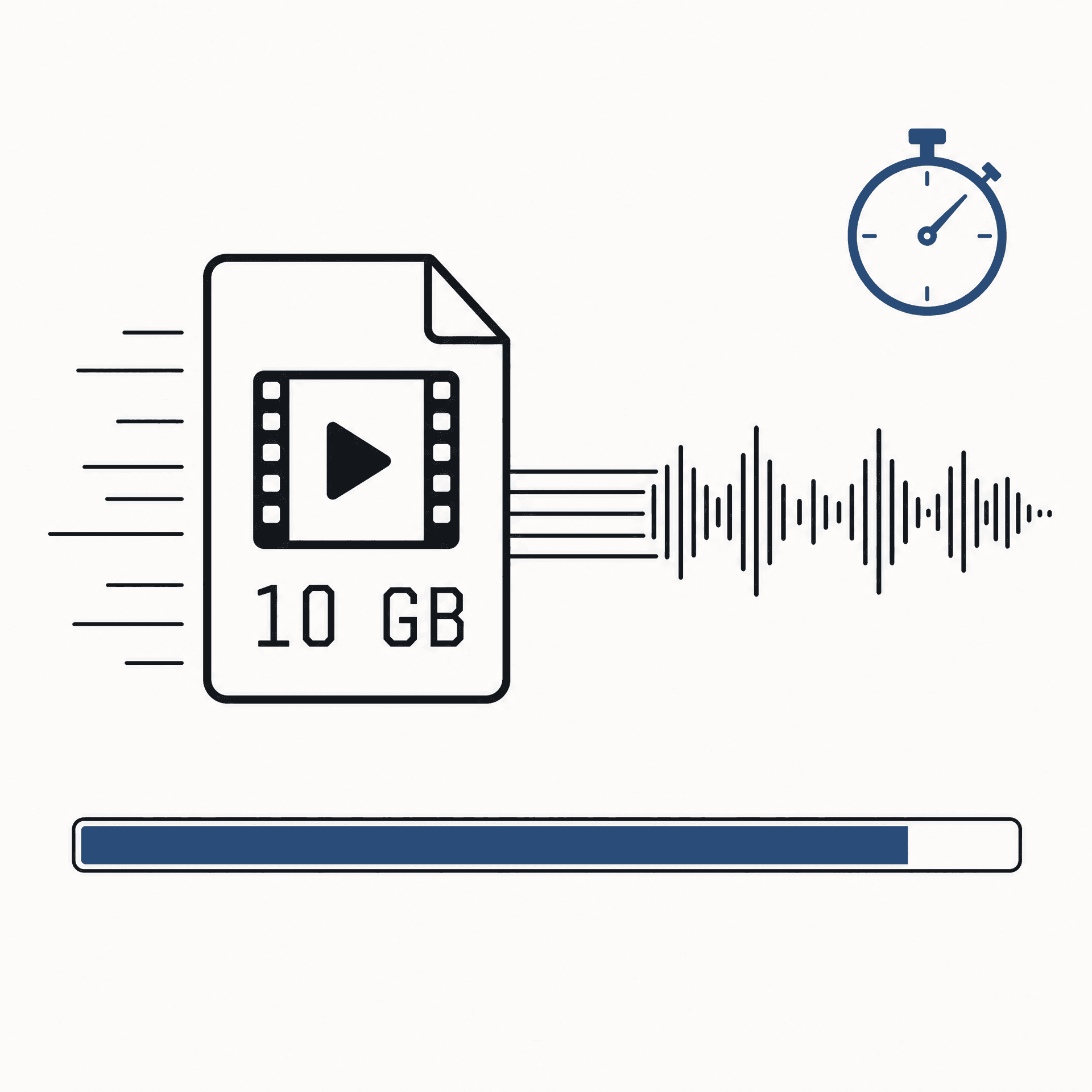 Large file fast extraction diagram